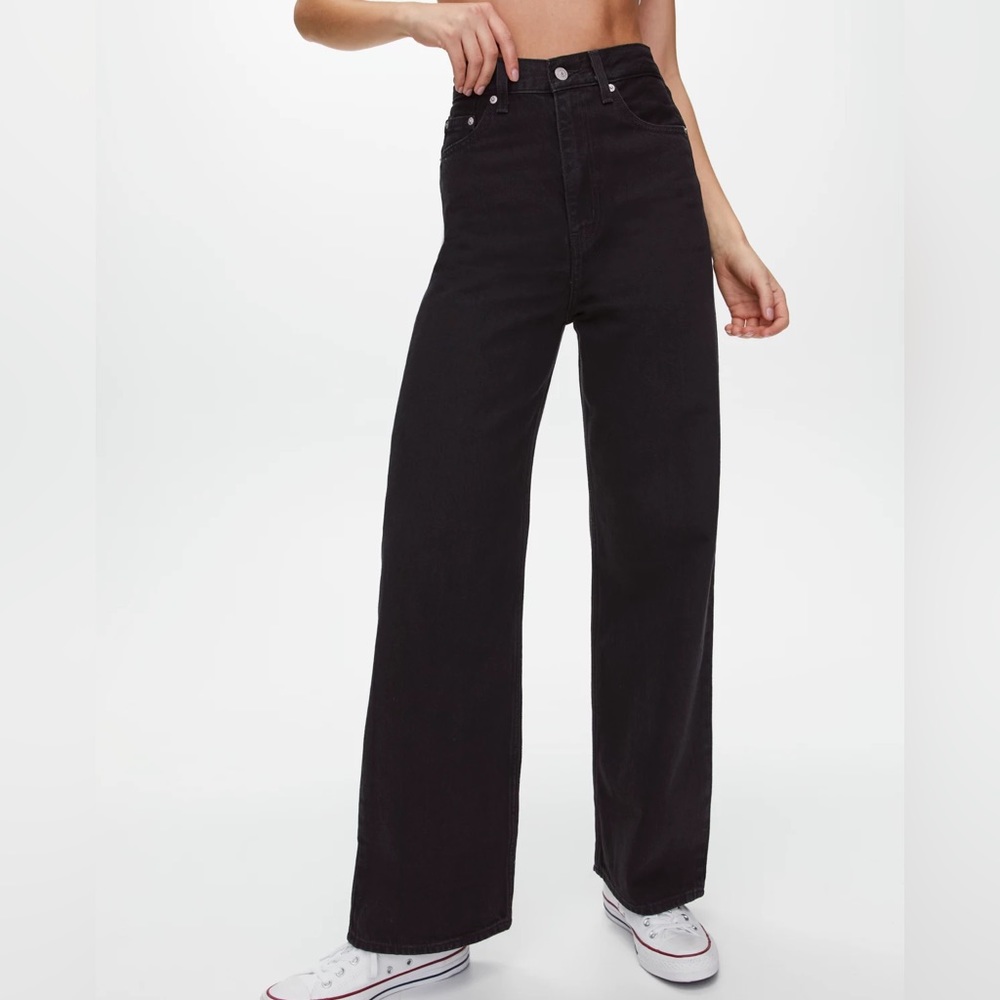 Levi's® Premium Loose Straight High Rise Jeans Black size 32